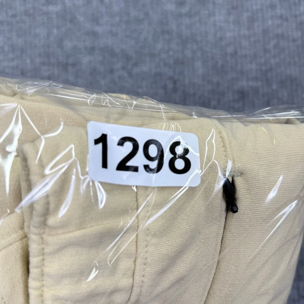 The North Face Men's AXYS Sweatpants Gravel Beige Small Belted Ankle Drawstrings